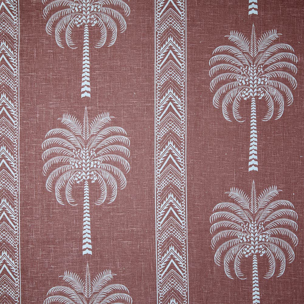 PALM Tree Cushion – DUSTY RASPBERRY