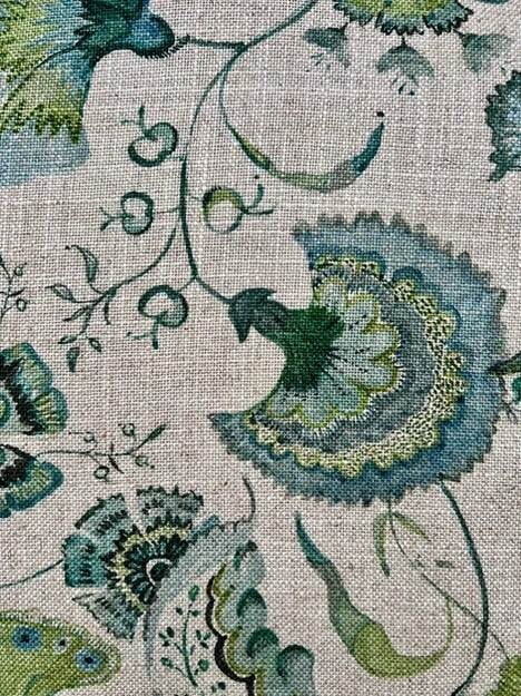 Jaipur Floral Cushion – CELERY