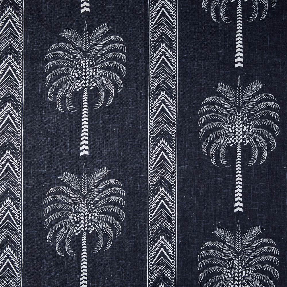 PALM TREE Cushion – DUSTY BLUE